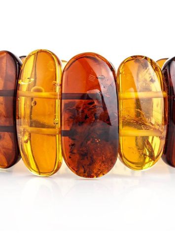Multicolor Amber Stretch Bracelet, image , picture 3