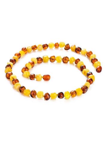 Multicolor Amber Beaded Necklace, image , picture 3