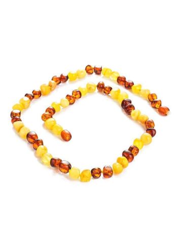 Two-Toned Amber Beaded Necklace, image , picture 3