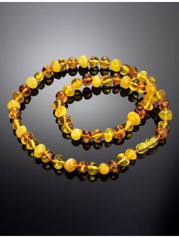 Multicolor Amber Beaded Necklace, image , picture 2