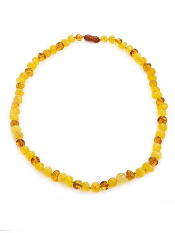 Honey And Cognac Amber Beaded Necklace, image , picture 5