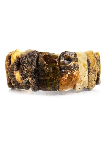 Raw Amber Stretch Bracelet The Volcano, image , picture 3