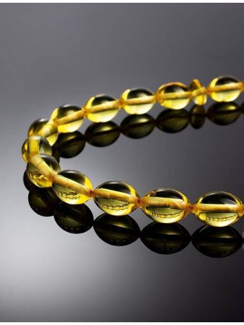 Islamic 33 Olive Shape Amber Prayer Beads, image , picture 3