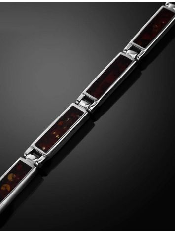 Amber Bracelet In Sterling Silver The London, image , picture 3