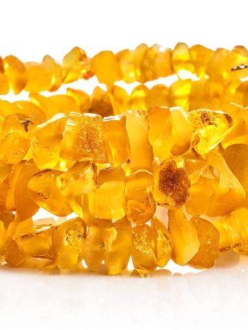 Natural Lemon Amber Wrap Bracelet, image , picture 4