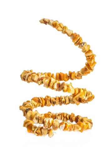 Unpolished Honey Amber Wrap Bracelet, image , picture 3
