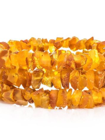 Unpolished Amber Wrap Bracelet, image , picture 3