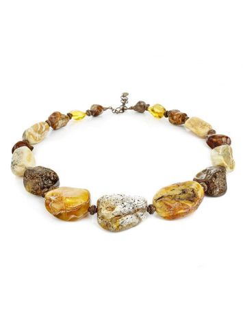 Raw Amber Beaded Necklace The Indonesia, image , picture 3