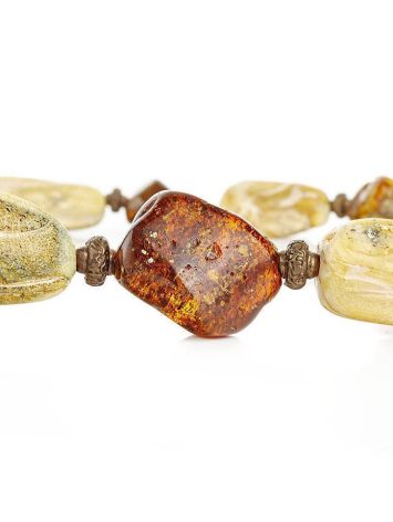 Raw Amber Beaded Necklace The Indonesia, image , picture 5