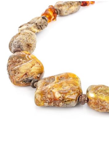 Raw Amber Beaded Necklace The Indonesia, image , picture 4