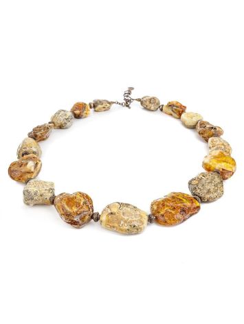 Raw Amber Beaded Necklace The Indonesia, image , picture 3