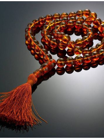 Muslim 66 Cognac Amber Prayer Beads, image , picture 2