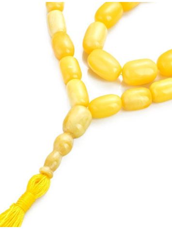 Islamic 33 Honey Amber Prayer Beads, image , picture 3