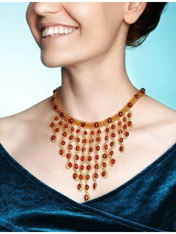 Amber Necklace With Beads The Fable, image , picture 5