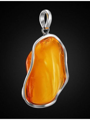 Honey Amber Pendant In Sterling Silver The Lagoon, image , picture 3