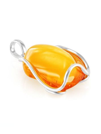 Honey Amber Pendant In Sterling Silver The Lagoon, image , picture 4