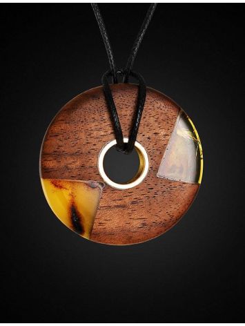 Honey Amber And Wood Pendant The Indonesia, image , picture 3