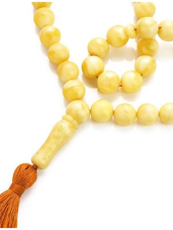 Muslim 33 Honey Amber Prayer Beads, image , picture 3