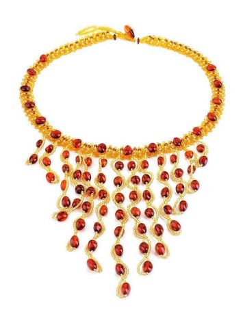 Amber Necklace With Beads The Fable, image , picture 3