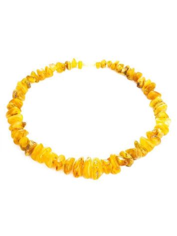 Honey Amber Beaded Necklace, image , picture 3