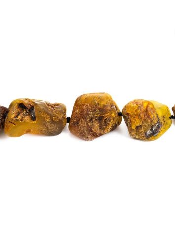 Raw Amber Bead Necklace The Volcano, image , picture 3