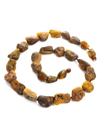 Raw Amber Bead Necklace The Volcano, image , picture 4
