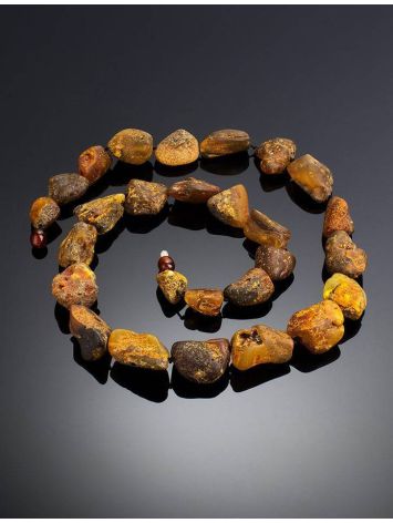 Raw Amber Bead Necklace The Volcano, image , picture 2