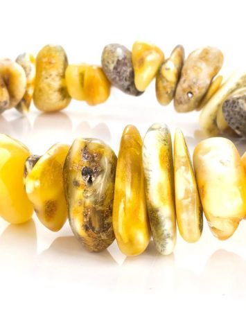 Unpolished Honey Amber Bracelet, image , picture 3