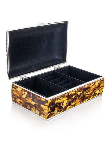 Mosaic Amber Jewelry Box, image , picture 3