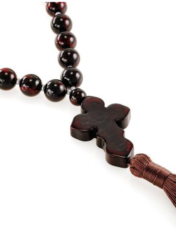 Orthodox 33 Cherry Amber Prayer Beads, image , picture 3