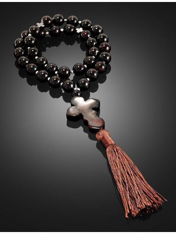 Orthodox 33 Cherry Amber Prayer Beads, image , picture 2