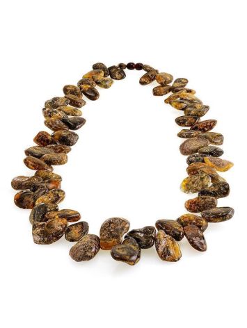 Black Amber Beaded Necklace, image , picture 3