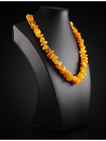 Honey Amber Beaded Necklace, image , picture 2
