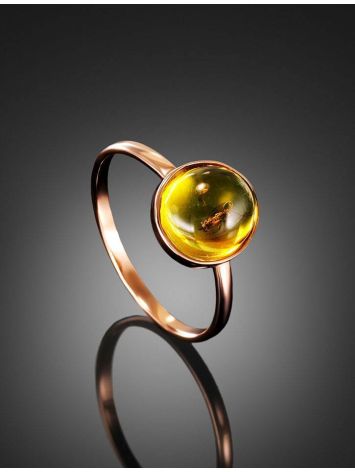 Amber Ring In Gold With Inclusion The Clio, Ring Size: 6 / 16.5, image , picture 2