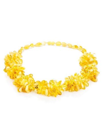 Honey Amber Necklace The Chrysanthemum, image , picture 3