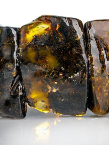 Raw Amber Bracelet The Volcano, image , picture 3