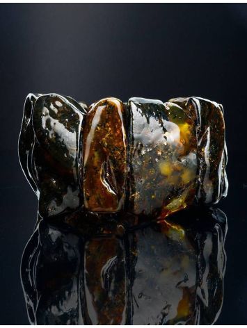 Raw Amber Bracelet The Volcano, image , picture 2