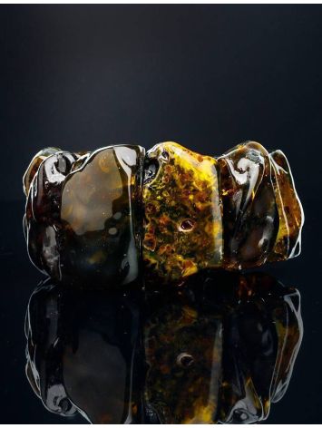 Raw Amber Beaded Bracelet The Volcano, image , picture 2