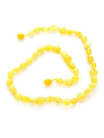 Honey Amber Beaded Choker Necklace, image , picture 3