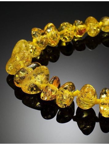 Lemon Amber Beaded Necklace, image , picture 2