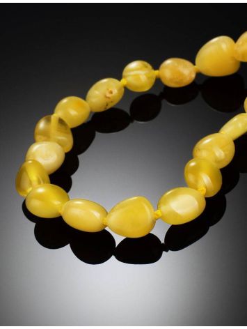 Honey Amber Beaded Choker Necklace, image , picture 2