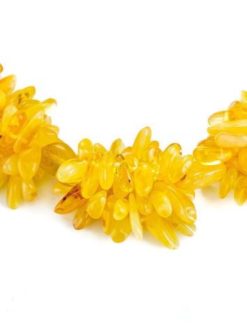 Honey Amber Necklace The Chrysanthemum, image , picture 4
