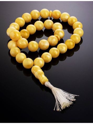 Muslim 33 Honey Amber Prayer Beads, image , picture 2