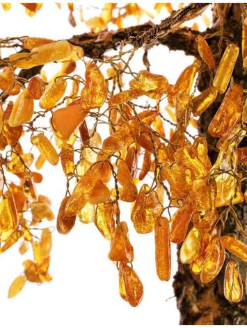 Cognac Amber Decorative Feng Shui Money Tree, image , picture 4