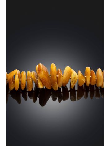 Honey Amber Beaded Necklace, image , picture 2
