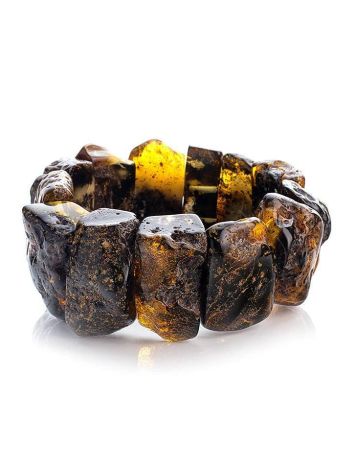 Raw Amber Beaded Bracelet The Volcano, image , picture 3