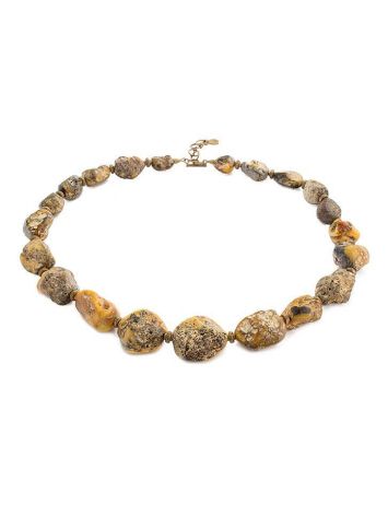 Raw Amber Beaded Necklace The Indonesia, image , picture 3