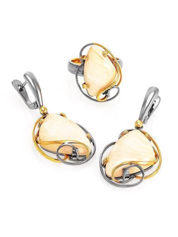 Bold Mammoth Tusk Earrings In Gold-Plated Silver The Era, image , picture 4