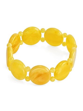Honey Amber Stretch Bracelet, image , picture 3