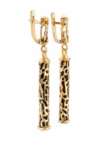 Gold-Plated Bar Dangles With Caoutchouc The Kenya, image , picture 3